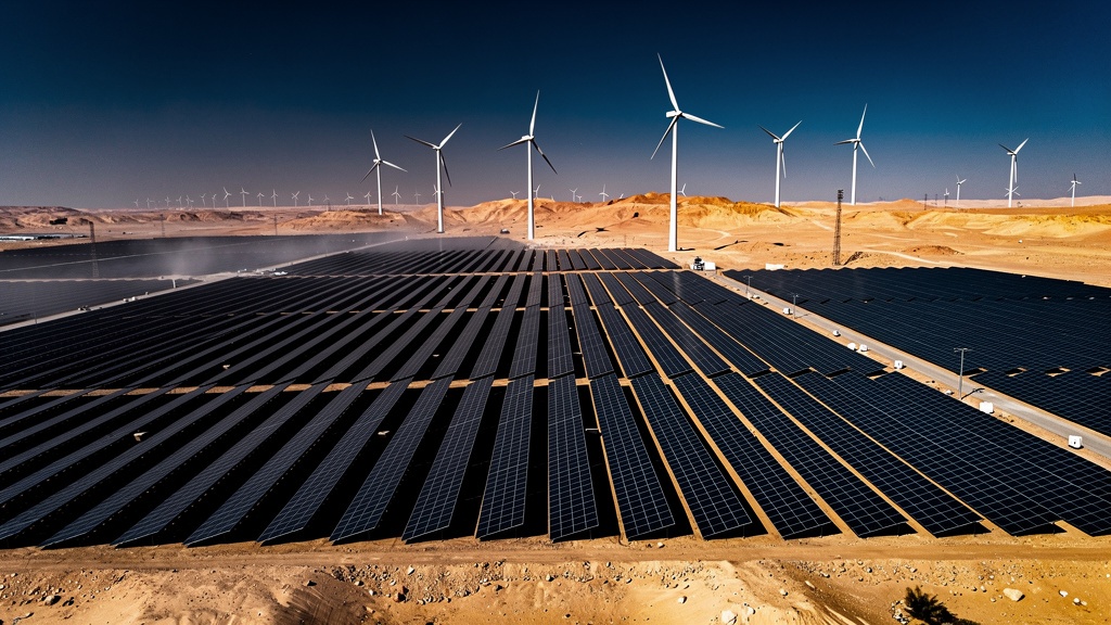 Solar and wind renewable energy